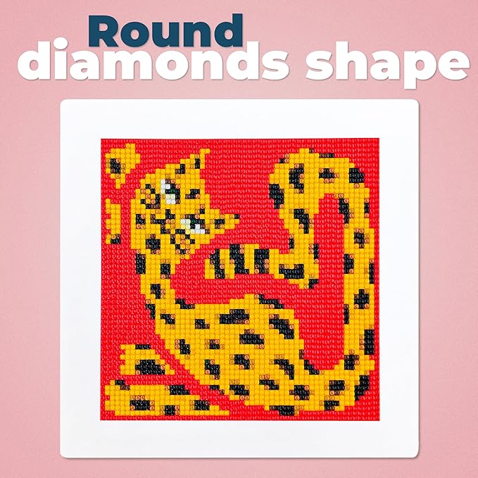 LuwoArte 6 Pack Diamond Painting Kits for Adults and Kids – Modern pop Art Style – Full Drill DIY Paint Gem Art – Brilliant 5D Diamond Painting Kit – Relaxing Craft for Home Wall Décor (Vibe)