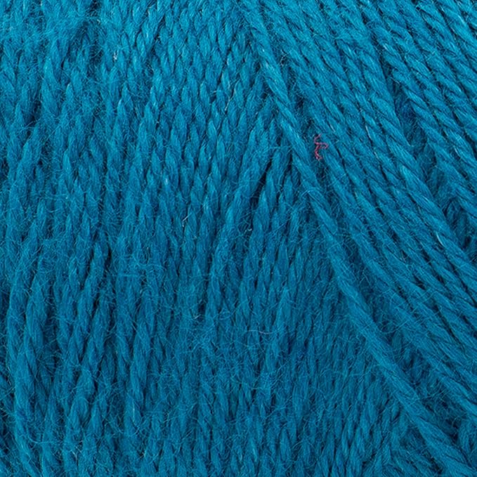 Lion Brand Yarn, Recycled Polyester Re-Spun Bonus Bundle Yarn for Crocheting and Knitting, Fjord, 1 Pack