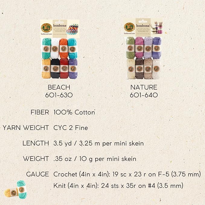 Lion Brand Yarn BonBons Yarn Pack Party