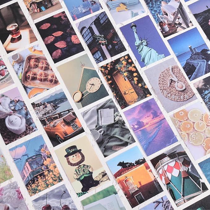 12 sets 600 sheets washi stickers for journaling, nature season festival travel flower stickers vintage aesthetic scrapbook sticker set for bullet journal art diary card craft gifts planner notebook