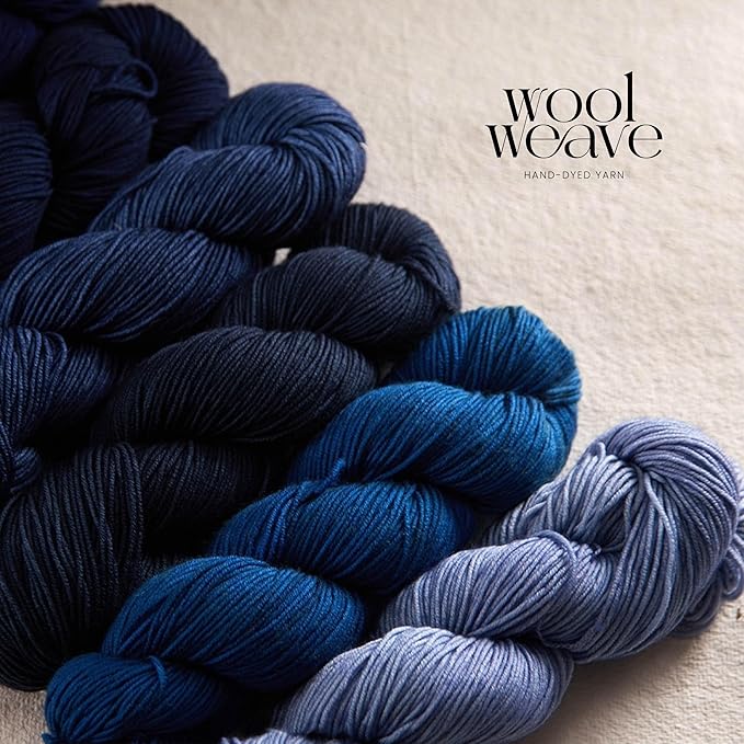 Superwash Merino Wool Yarn for Knitting & Crocheting - Premium Hand Dyed Yarn, 100gr, 240 Yards Dk Weight Yarns - Luxurious, Soft & Durable