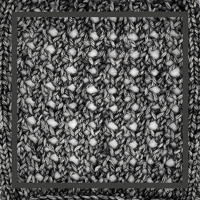 Cotton to The Core Worsted Weight Yarn for Crocheting, 3-Pack (654Yds / 300G), Free Patterns, Beginners Friendly - Soft Cotton Yarn for Knitting - #4 Medium Worsted Weight - Pitch Black
