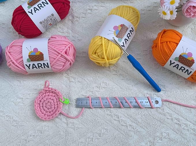 24 Beginner Yarn for Crocheting,Yarn for Beginners