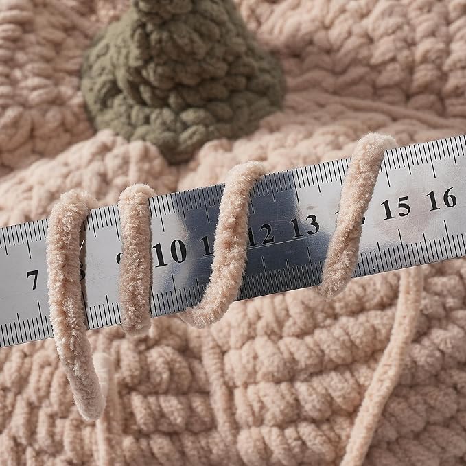 Crafted By Catherine Blanket Solid Yarn - 2 Pack (213 Yards Each Skein), Antique White, Gauge 6 Super Bulky