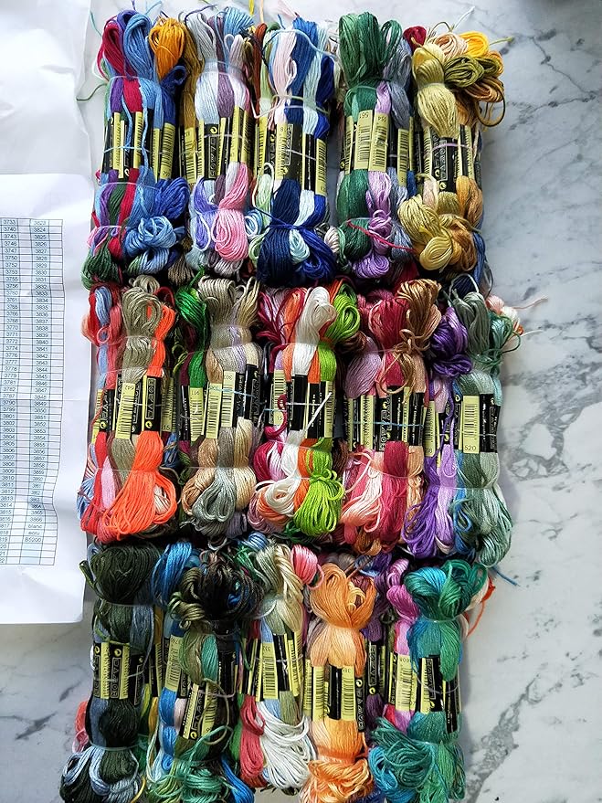 KCS 447 Colors of Cross Stitch Floss Embroidery Threads