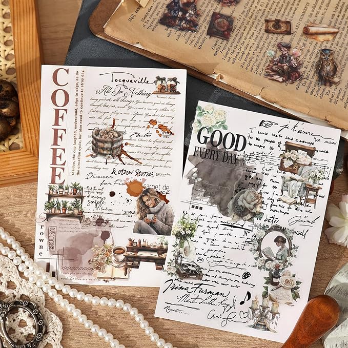 400+ Outdoor Theme Stickers for Scrapbooking, Pre-Cut Pet Transparent Stickers for journaling, People Scrapbook Sticker for Scrapbooking Supplies Bullet Junk Journal Bottles Planner Laptops Decals