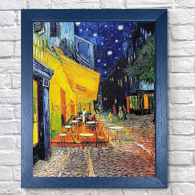 4 Pack Starry Night of Van Gogh Stamped Cross Stitch Kits - Counted Cross Stitch Kits for Beginners Adults,11 CT Patterns Dimensions Embroidery Kits Arts Craft Kits 12x16inch