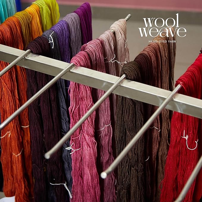 Superwash Merino Wool Yarn for Knitting & Crocheting - Hand Dyed Variegated Yarns, 100gr, 240 Yards, Dk Weight - Luxurious, Soft & Durable Cafe Rose Yarn