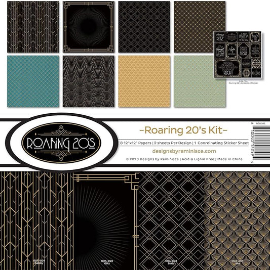 Reminisce Roaring 20's Scrapbook Collection Kit