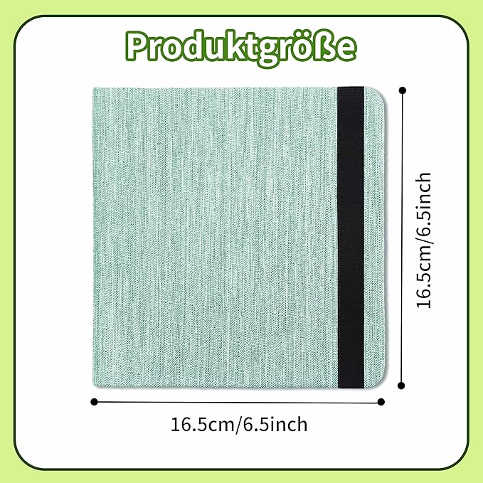 Mlife Square Watercolor Sketchbook,100% Cotton,300gsm/140lb,Acid-Free,Watercolor Journal for Artists Adults Students,6.5 * 6.5 Inch(Turquoise)