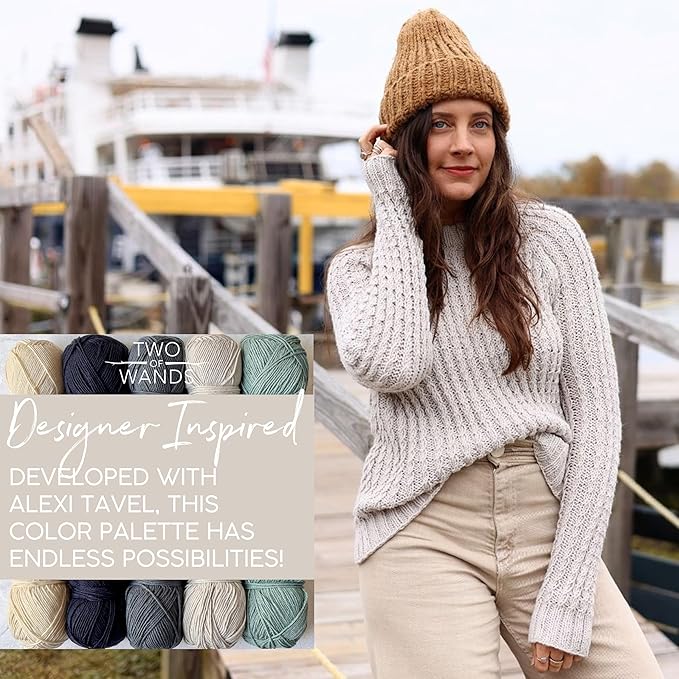 Lion Brand Yarn, Color Theory Worsted Weight Yarn for Knitting and Crochet, Amethyst, 3 Pack, Acrylic Fiber with Modern Color Palette, Perfect for Sweaters, Hats and Cozy Blankets