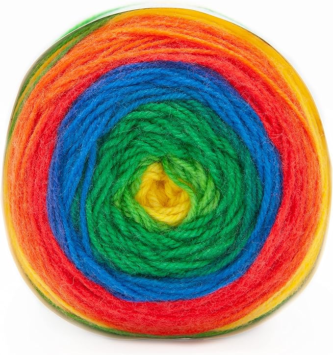 Lion Brand Yarn Mandala Baby Yarn, Rainbow Falls, 1 Skein