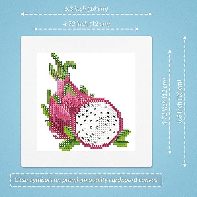 LuwoArte 14 Pack Diamond Painting Kits for Adults – Exotic Fruits-Themed Diamond Art Kits–Full Drill DIY Paint Gem Art for Adults – Brilliant 5D Diamond Painting Kit–Relaxing Craft for Home Wall Décor