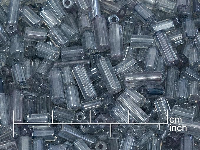 2.1oz (60 g) Mix of Unique Czech Bohemia Glass Pressed Beads, Matte and Glossy, Hand Made, Pink Gray Black Hematite