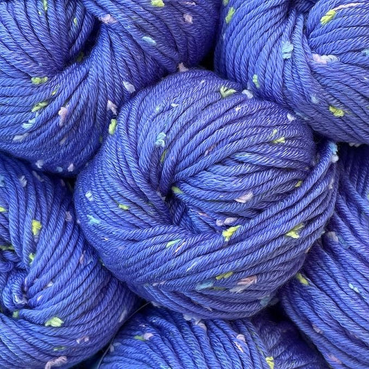 Tweed Twinkles Soft Baby Yarn for Crocheting, 8-Pack (696Yds / 400G), Free Patterns - Acrylic Baby Blanket Knitting Yarn with Flecks - Size 3 DK Light Worsted Weight - Periwinkle Purple