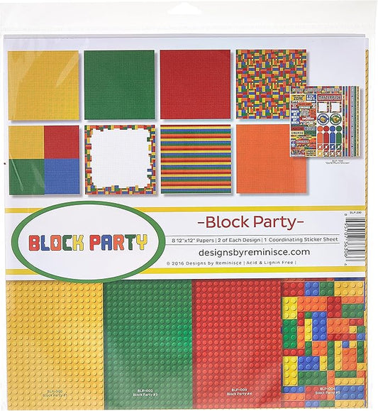 Reminisce Block Party Collection Kit, (BLP-200), 12x12 inches