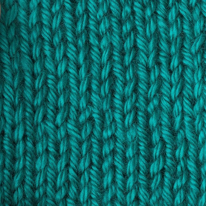 Caron Simply Soft Party Solids Yarn, Gauge 4 Medium Worsted, - 6 oz - Cool Green
