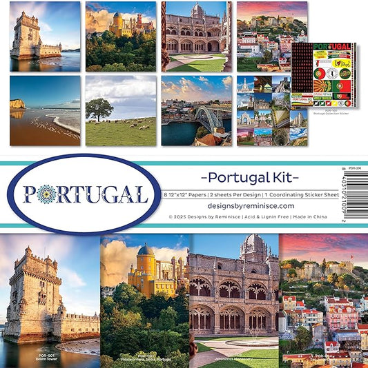 Reminisce Portugal Scrapbook Collection KIT