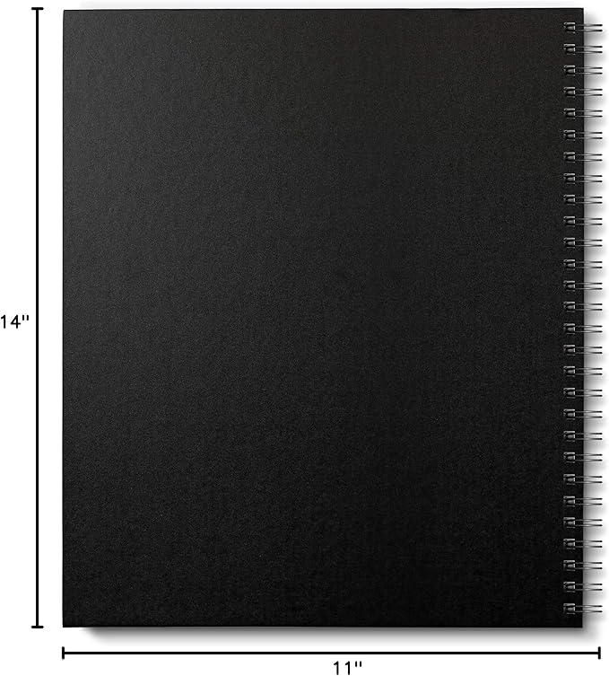 Winsor & Newton Classic Spiral Sketch Book, 11x14", 80 sheets, Natural White