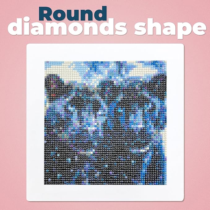 LuwoArte 6 Pack Diamond Painting Kits for Adults – Featuring Majestic Wild Cats Designs – Full Drill DIY Paint Gem Art – Brilliant 5D Diamond Painting Kit – Relaxing Craft for Home Wall Décor