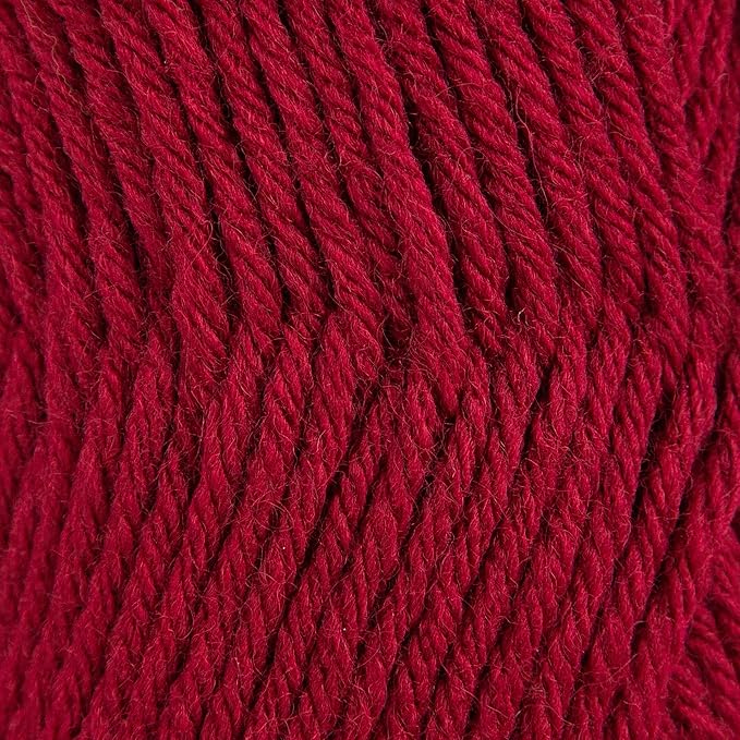 Sensy Roving Yarn, 3.5 oz, 132 Yards, Gauge 5 Bulky (Burgundy)