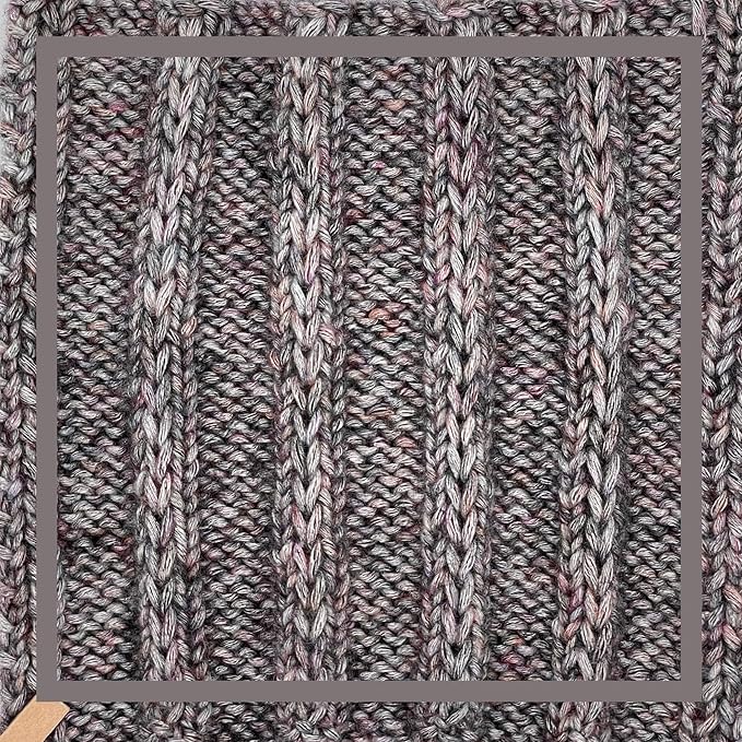 Cotton to The Core Worsted Weight Yarn for Crocheting, 3-Pack (654Yds / 300G), Free Patterns, Beginners Friendly - Soft Cotton Yarn for Knitting - #4 Medium Worsted Weight - Lava Gray