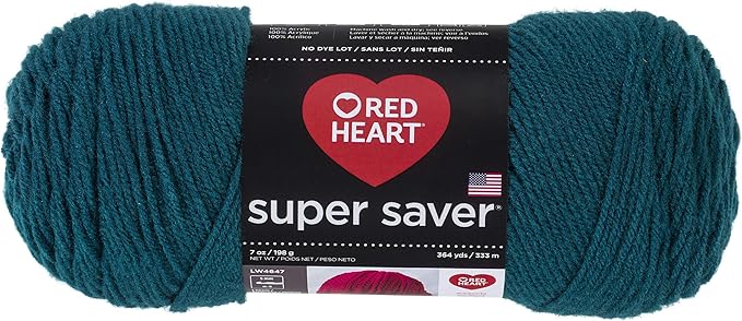 Super Saver Yarn, Real Teal - 1