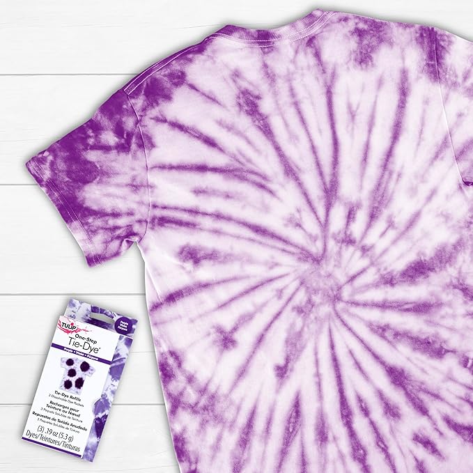 Tulip One-Step Tie-Dye Kit Dye Refill Packs, Purple