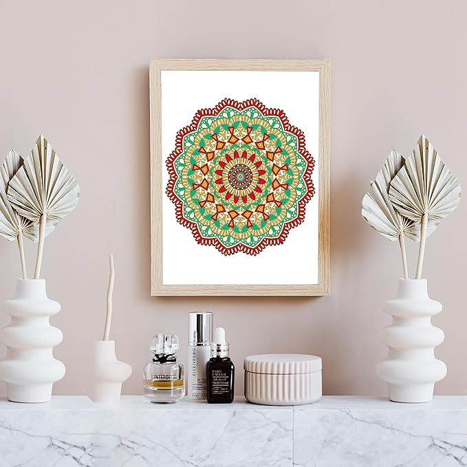 Elfew 2 Pack Mandalas Coloring Books for Adult, 80 Original Mandala Patterns and Designs, Coloring Book for Adults Relaxation, Adult Coloring Book Spiral Bound, Relaxation Books for Women