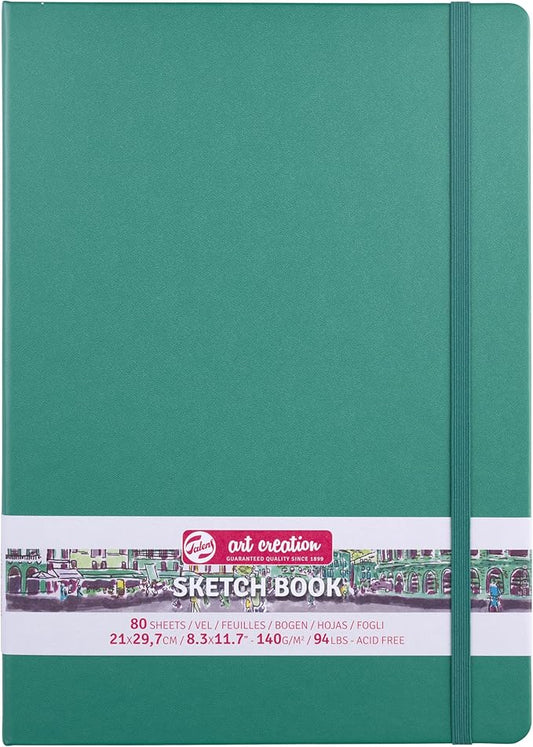 Talens Art Creation T9314-333M 452272 Talens Art Creation Sketchbook Drawing Notebook 8.3 x 11.8 inches (21 x 30 cm) Forest Green