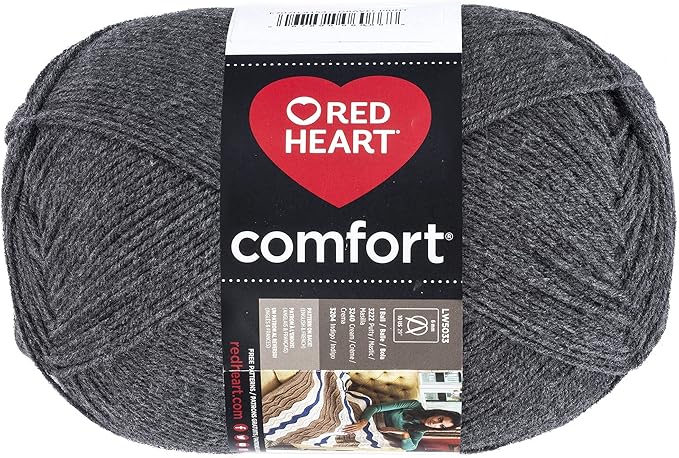 Red Heart Comfort Yarn, Charcoal
