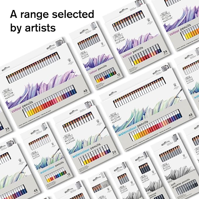 Winsor & Newton Studio Collection Artist Pencils, Graphite Pencils, Set of 12