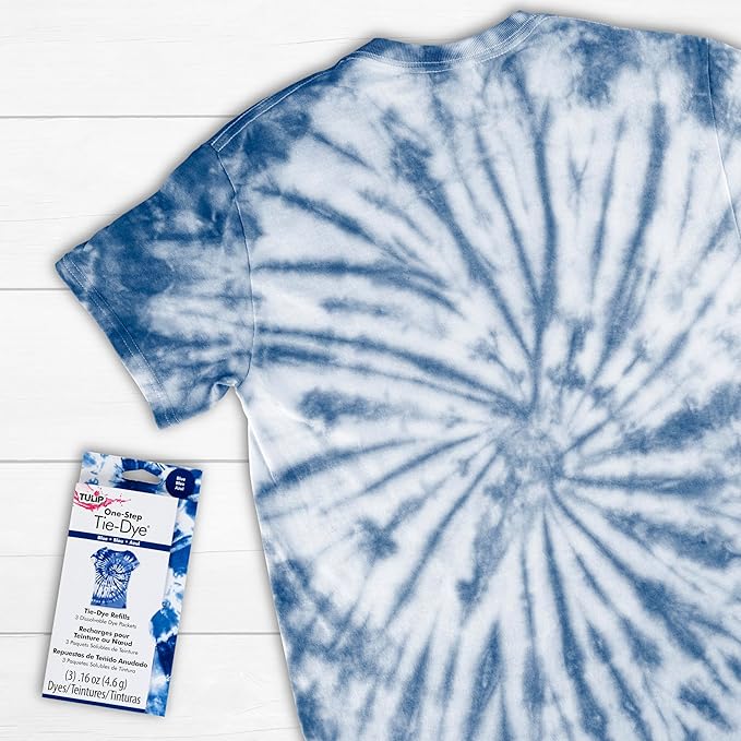 Tulip One-Step Tie-Dye Kit Dye Refill Packs, Blue