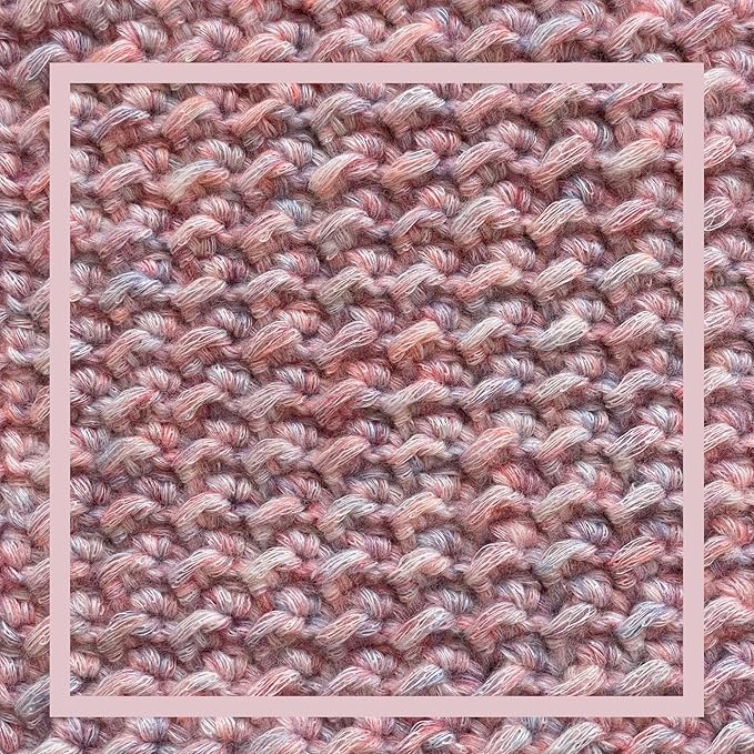 Cotton to The Core Worsted Weight Yarn for Crocheting, 3-Pack (654Yds / 300G), Free Patterns, Beginners Friendly - Soft Cotton Yarn for Knitting - #4 Medium Worsted Weight - Baby Pink