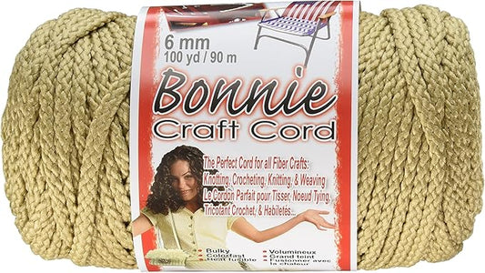 Bonnie Macrame Craft Cord 6mmX100yd, Jute