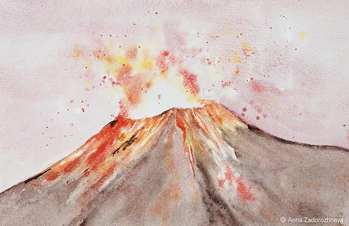 Schmincke Horadam® Aquarell, Super Granulation Trio Vulcano, 5 ml Tubes, 74 890 097, Cardboard Set, Very Strong Granulating colors, Finest, Super Granulating Watercolors