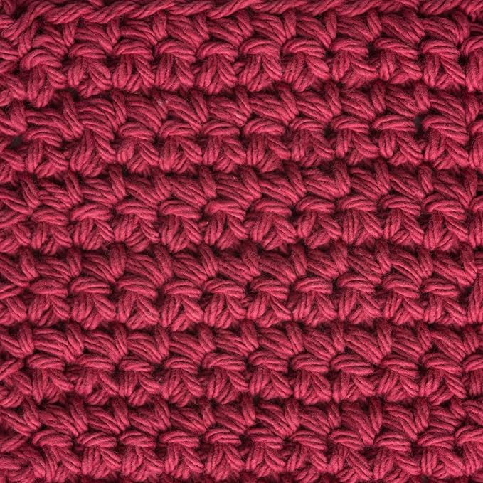 Lily Sugar'n Cream 100% Cotton Yarn 6-Pack Bundle with Bella's Crafts Stitch Markers (Painted Desert Mix)