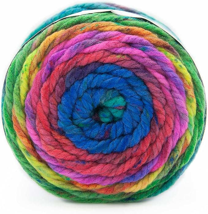 (3 Pack) Lion Brand Yarn Mandala Thick & Quick Bulky Yarn, Swirl
