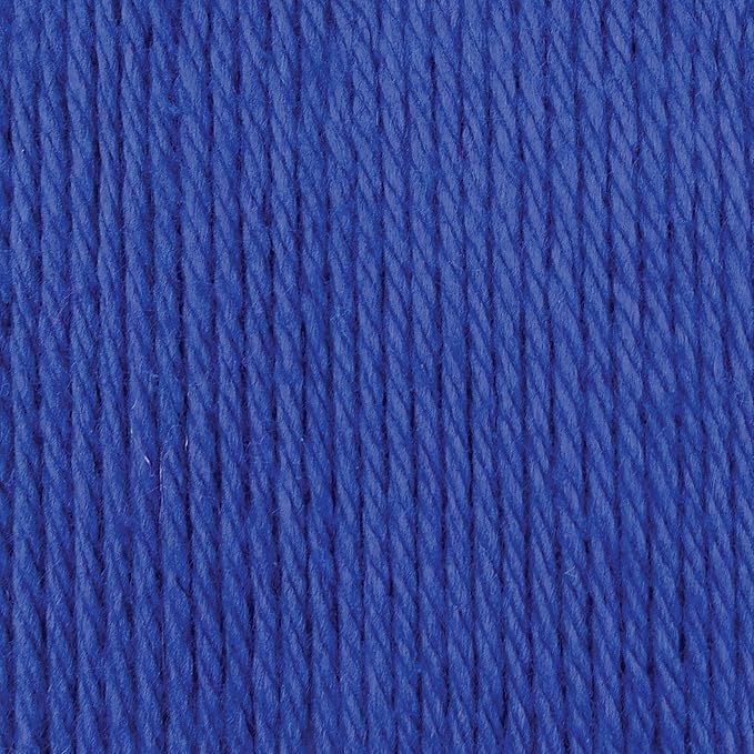 Lily Sugar 'N Cream The Original Solid Yarn, 2.5oz, Medium 4 Gauge, 100% Cotton - Blue - Machine Wash & Dry