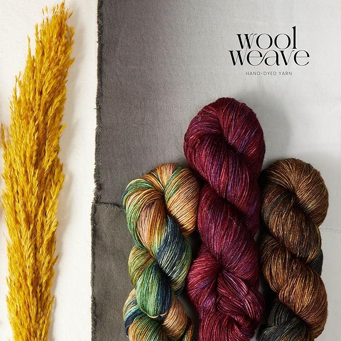 Superwash Merino Wool Yarn for Knitting & Crocheting - Hand Dyed, 100gr, 240 Yards Dk Weight - Luxurious, Soft & Durable Variegated Yarn