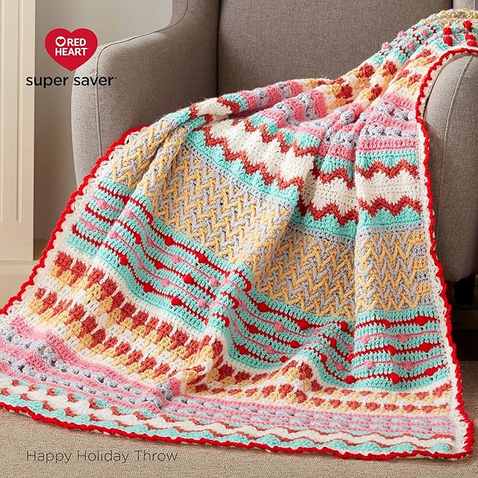 Red Heart Super Saver Forest Yarn - 3 Pack of 7oz/198g - Acrylic - #4 Worsted (Medium) - 236 Yards - Knitting & Crochet