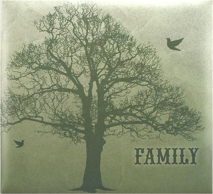 MCS Expandable 10-Page Scrapbook Album with 12 x 12 Inch Pages, 13.5 x 12.5 Inch, "Family Tree"