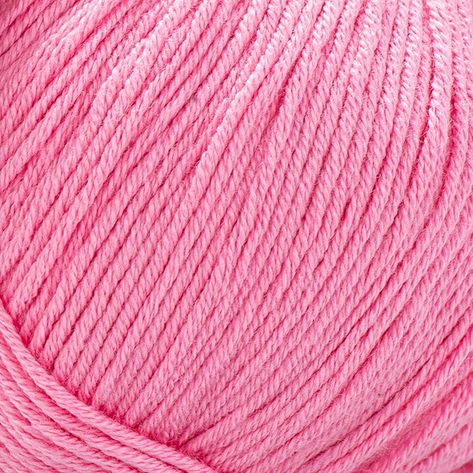 YarnArt Baby Cotton Yarn - Soft Knitting Yarn for Baby & Summer, 50% Cotton 50% Acrylic, 1.76 Oz, 180.44 Yds, Ideal for Amigurumi & Crochet Projects (1, 414)