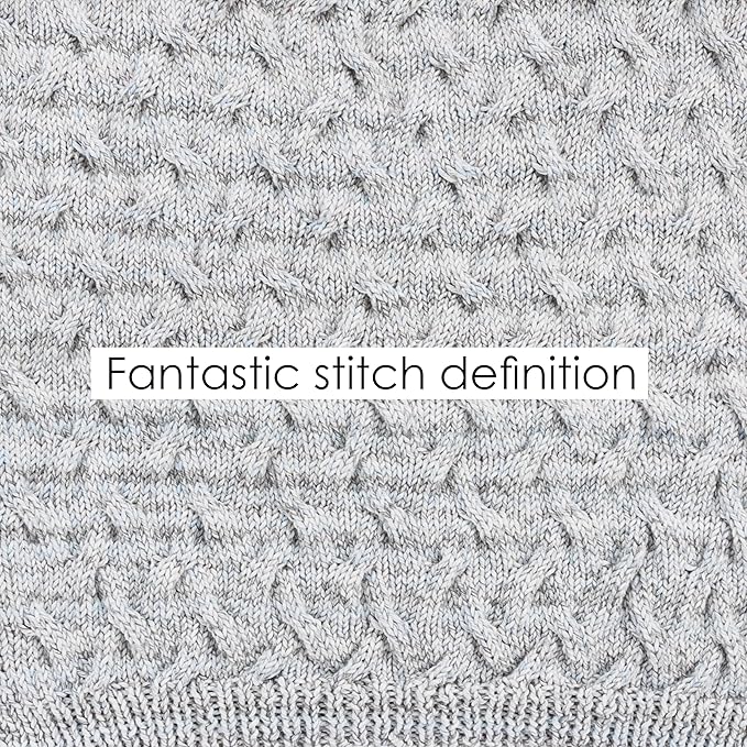 Caron Simply Me Mosaic Seabreeze Yarn - 2 Pack of 140g/5oz - 62% Acrylic, 20% Nylon, 18% Wool - #5 Bulky - 173 Yards - Knitting/Crochet