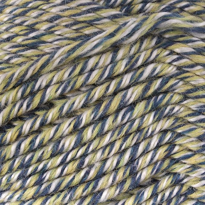 JubileeYarn Chunky Melody Yarn - 100g/Skein Bulky Wool Blend - Lake Front - 4 Skeins