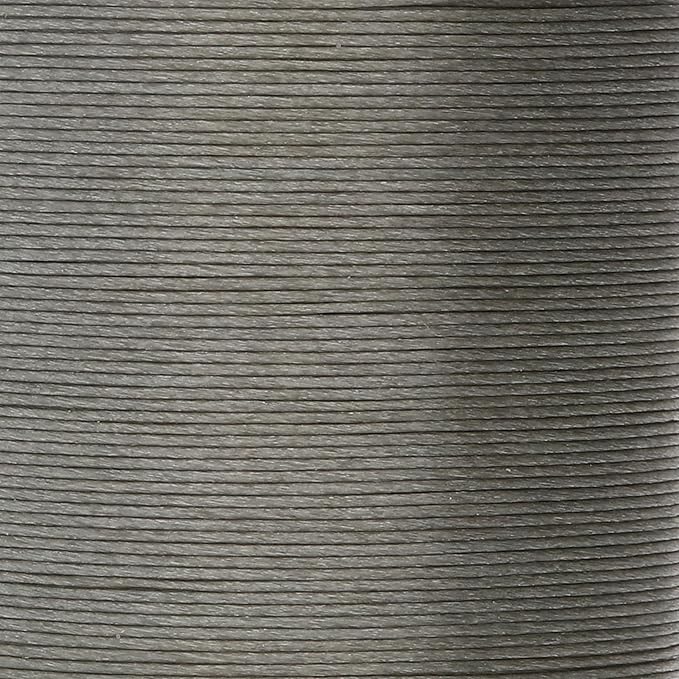 KO Nylon Beading Thread, Smoke Green Color, Japanese Pre-Waxed 100% Nylon, 330TEX, Tangle Resistant Knotting Cords, 50m /55 yds Spool, Use for Seed Bead Projects, Loom Work & Bead Weaving