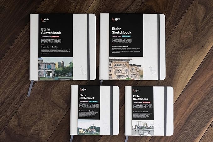Square Sketchbook by Etchr Lab