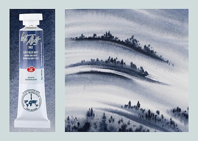 White Nights Extra Fine Artists Grade Professional Watercolor Set 3 * 10ml Tubes Granulating Colors by Nevskaya Palitra (Space)