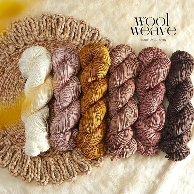 Superwash Merino Wool Yarn for Knitting & Crocheting - Premium Hand Dyed, 100gr, 240 Yards, Dk Weight - Luxurious, Soft & Durable Pink Yarn