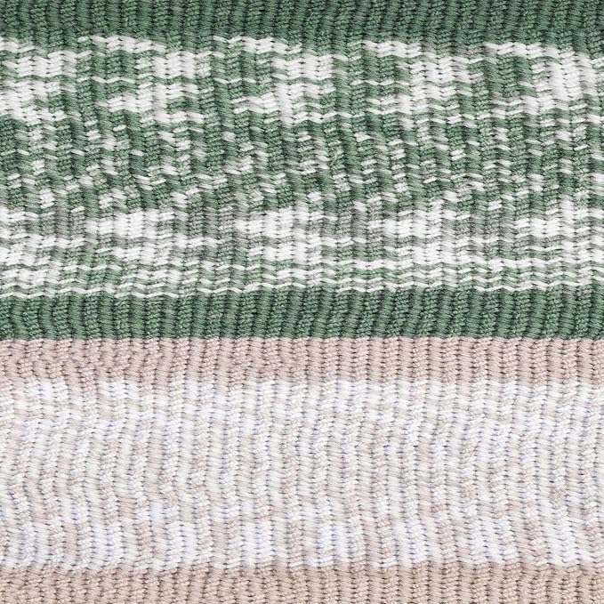 Lion Brand Yarn Wool Ease Fair Isle, Yarn for Knitting, Beige/Olive, 1 Pack